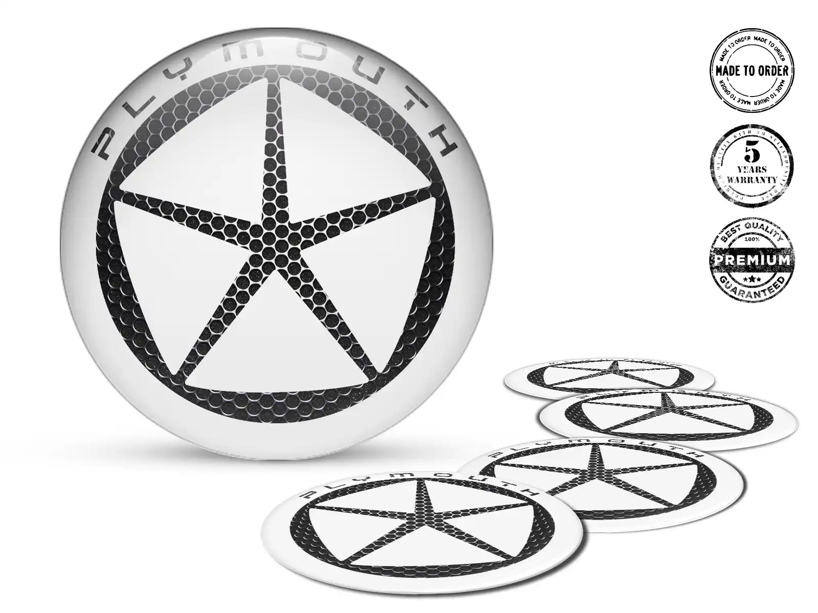 Plymouth Raddekal Design Individuelles Rennsport-Dome